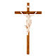 Crucifixo em madeira natural s1
