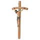 Krucyfiks Siena pomalowany krzyż z wygiętymi ramionami s2