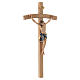Krucyfiks Siena pomalowany krzyż z wygiętymi ramionami s3