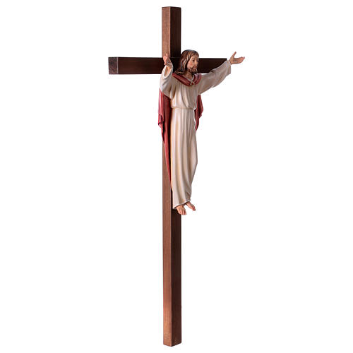 Gestiegene Kristus auf nicht- gekruemmten Kreuz 4
