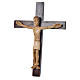 Crucifix in stone on wood H34cm Bethléem s3