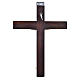 Crucifix in stone on wood H34cm Bethléem s4