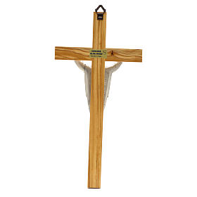 Crucifix in olive wood, Resurrected Christ
