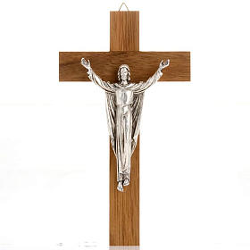Crucifixos de Madeira: Cristo Ressuscitado cruz madeira de nogueira
