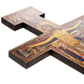 Krucyfiks drewno święty Damian różne wielkości.