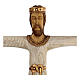 Wood Cross Christ Priest and King Atelier Bethléem 60 cm s2