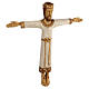 Wood Cross Christ Priest and King Atelier Bethléem 60 cm s3