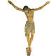 Romanesque body of Christ in wood paste, antique decorations 100 s1