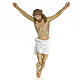 Body of Christ, 50cm in wood paste with elegant decorations s1