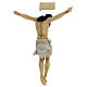 Body of Christ, 60cm in wood paste with elegant decorations s6