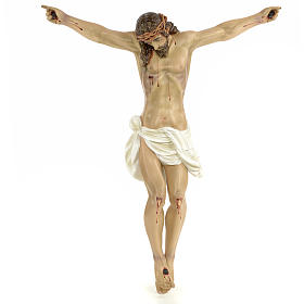 Crocifissi in legno: Corpo di Cristo morto 60 cm pasta di legno dec. elegante Crocifissi in legno: Corpo di Cristo morto 60 cm pasta di legno dec. elegante