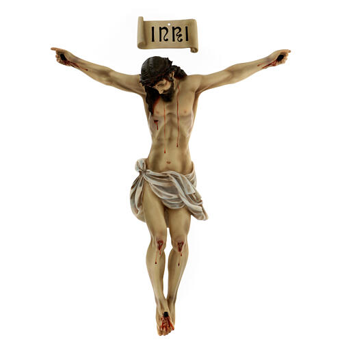 Body of Christ, 60cm in wood paste with elegant decorations 1