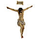 Body of Christ, 60cm in wood paste with elegant decorations s3