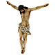 Body of Christ, 60cm in wood paste with elegant decorations s5
