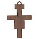 Crucifix St Damien en bois 8cm s2