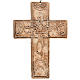 Krzyż na ścianę Trójca Święta ceramika s4