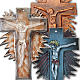 Mural ceramic crucifix (23 cm) s1