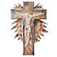 Crucifixo de parede raios 23 cm s3