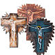 28 cm Mural Pottery Crucifix Cross (11 in) s1