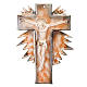 28 cm Mural Pottery Crucifix Cross (11 in) s2