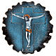 Crucifixo de parede redondo 30 cm s3