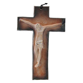Croix murale en céramique 23 cm