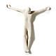 Corpo di Cristo stilizzato 66 cm argilla bianca s2