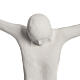 Corpo di Cristo stilizzato 66 cm argilla bianca s3