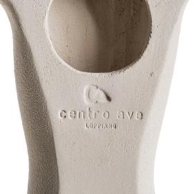 Stilisierter Leib Christi aus weissen Ton, 44cm s4