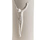 Crucifix argile blanche mod. Stele 29.5 cm s3
