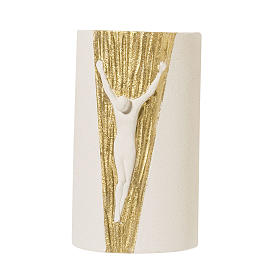 Crucifijo decoraciones oro 17,5 cm. s1