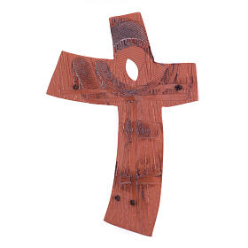 Crocifissi ceramica argilla porcellana: Croce Rossa ceramica