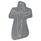 Terracotta crucifix contour figure Christ on the cross Center Ave 15x10 cm s1