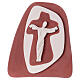 Centro Ave stylized terracotta table crucifix 20x20 cm s1