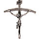 John Paul pastoral cross crucifix with base s3