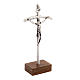 John Paul pastoral cross crucifix with base s5