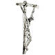 Pastoral Crucifix John Paul II silver plated with base. s2