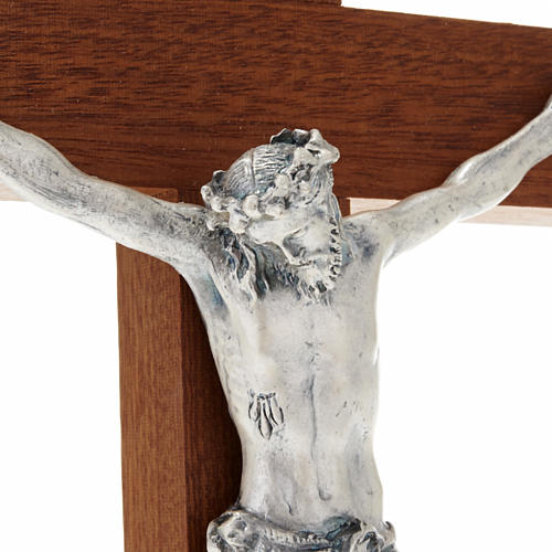 Straight Crucifix in wood with base 4