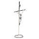Metal Crucifix with round base s3