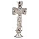 Crucifix, silver table cross with Burial, Resurrection and Ascen s8