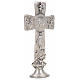 Crucifix, silver table cross with Burial, Resurrection and Ascen s4