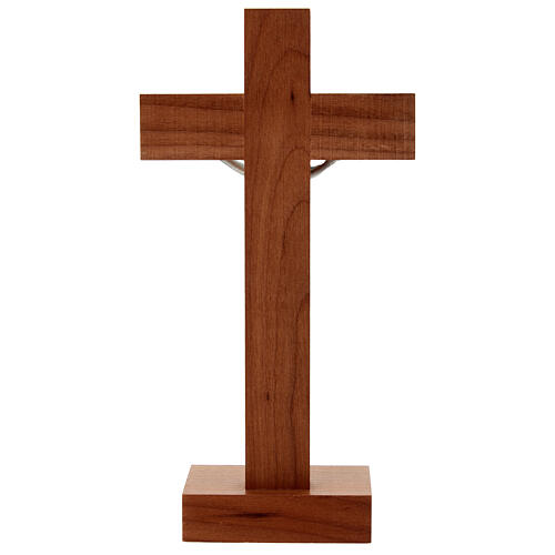 Table crucifix in Dark mahogany-style wooden. 5