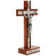 Table crucifix in Dark mahogany-style wooden. s3