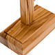 Crucifijo plateado de mesa madera olivo s5
