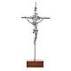 Cross holy spirit with base metal and wood. s1