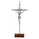 Cross holy spirit with base metal and wood. s3