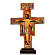 Krucyfiks Święty Damian z podstawą drewno s1