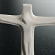 Crucifixo de mesa argila branca 11 cm s4
