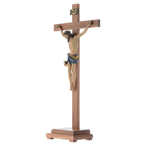 Cruz de mesa modelo Corpus madera Valgardena Antiguo Gold 2