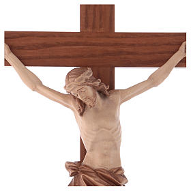 Crucifix à poser bois patiné multinuances mod. Corpus